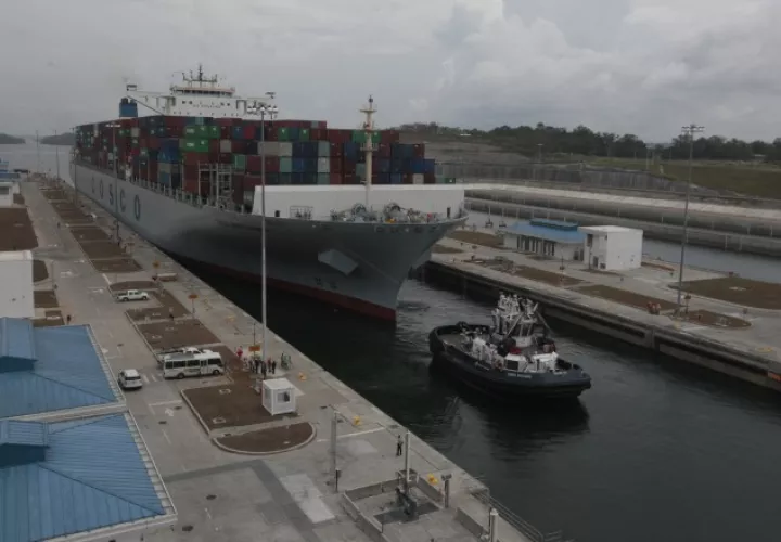 La tendencia en la industria marítima es la utilización de barcos de mayor tamaño que los actuales. Archivo