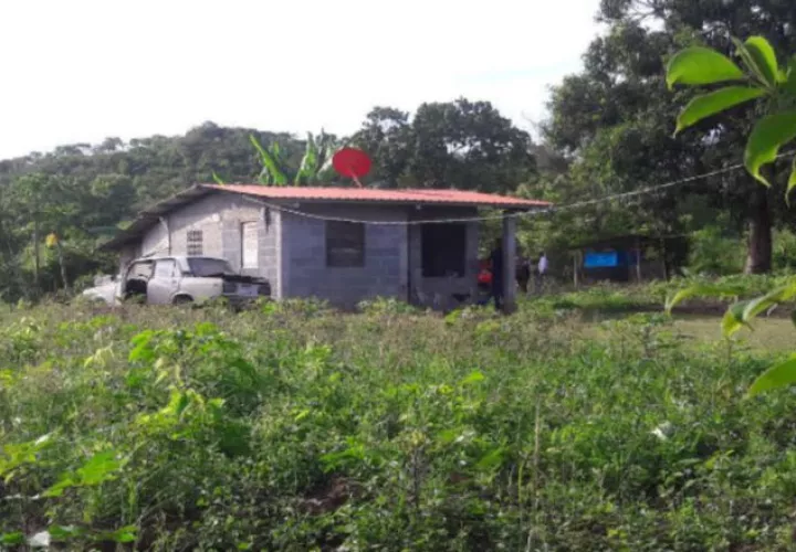 Vivienda donde ocurrió el hecho de sangre. /Foto Melquiades Vásquez 