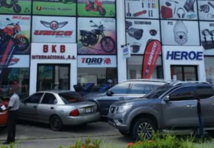 La empresa se dedica a la venta de motocicletas. /Foto Delfia Cortez