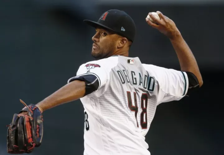 Randall Delgado está jugando su séptima campaña en las Grandes Ligas, la quinta con los Diamondbacks de Arizona. /Foto AP