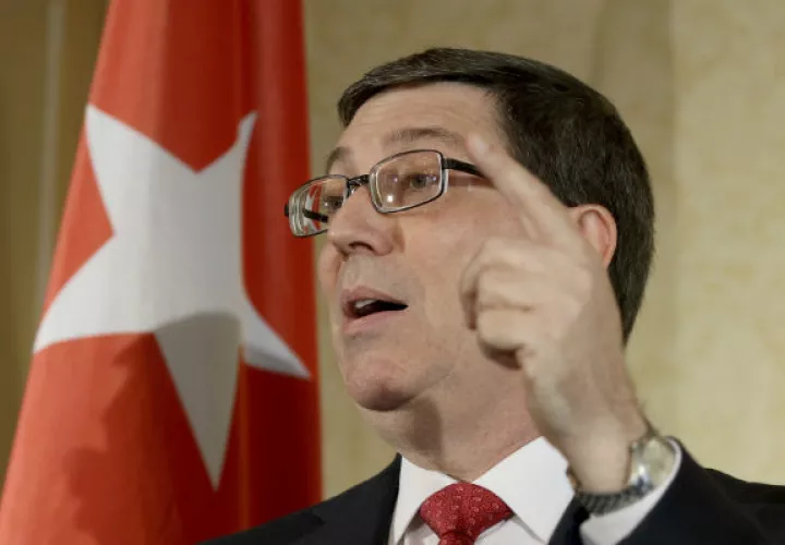 Bruno Rodríguez, canciller de Cuba. Foto/ AP