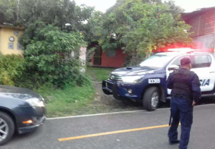 Residencia  en Bugaba, donde fue ubicado el cuerpo sin vida del norteamericano. Foto/José Vásquez 