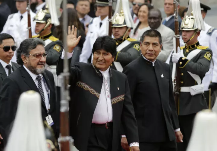 Evo Morales registra una baja popularidad desde que perdió un referéndum en 2016. FOTO/EFE