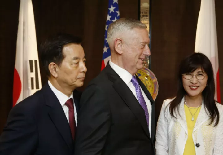 Secretario de Defensa estadounidense, James Mattis. FOTO/AP