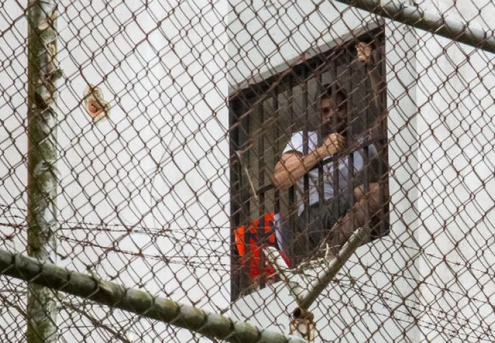 Leopoldo López en la cárcel de Ramo Verde. FOTO/EFE