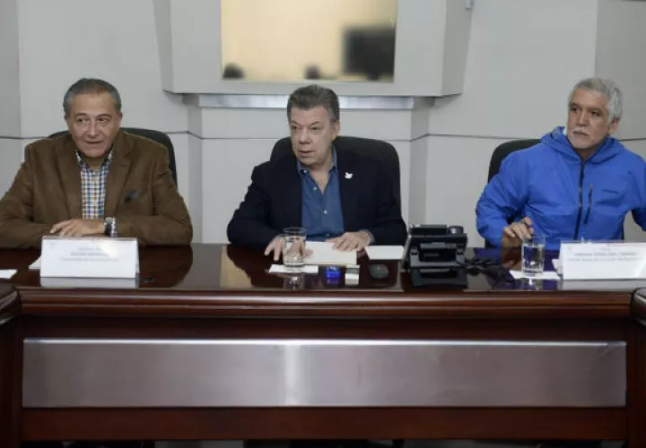 El presidente Juan Manuel Santos presidió un Consejo de Seguridad. FOTO/EFE