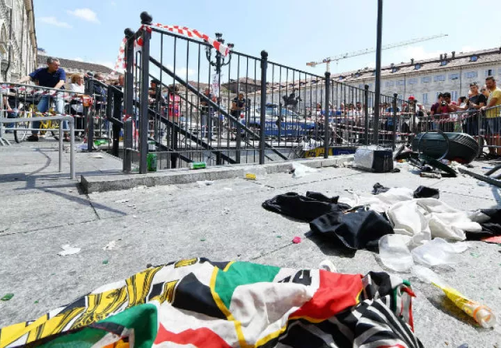 La alcaldesa de Turín, Chiara Appendino, señaló que las autoridades italianas trabajan para esclarecer lo sucedido. FOTO/AP