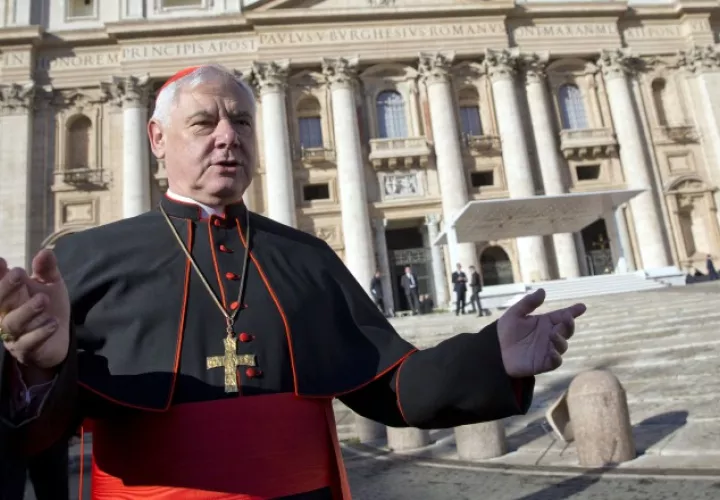 El cardenal Gerhard Ludwig Mueller, era uno de los hombres más poderosos en El Vaticano, después del papa Francisco. /Foto AP