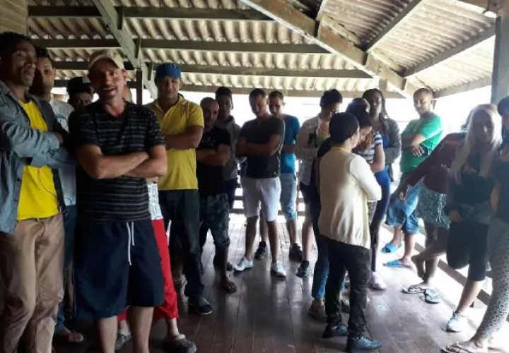 Los isleños señalan que su principal objetivo es poder llegar a territorio de los Estados Unidos. /Foto José Vásquez 