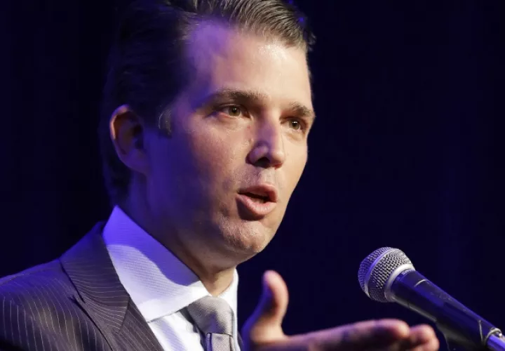 Donald Trump Jr. hace referencia a una polémica reunión en territorio ruso en el 2016. /Foto AP