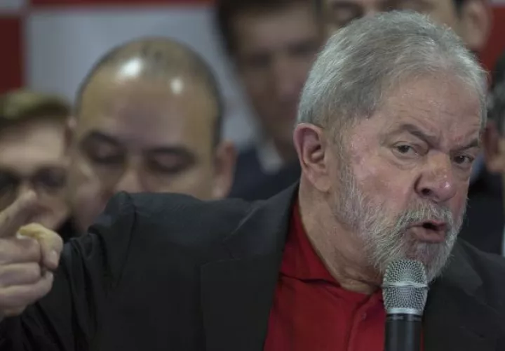 Lula da Silva habló ayer ante el Partido de los Trabajadores (PT). /Foto EFE 