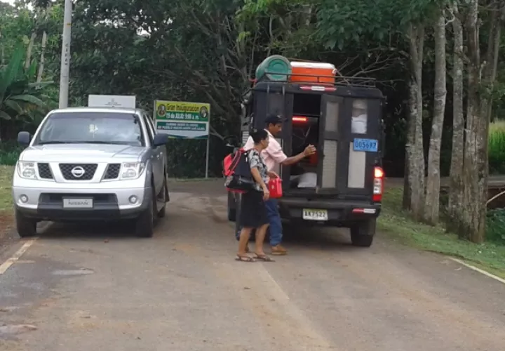 Moradores del poblado de Obaldía, en La Chorrera. Eric A. Montenegro