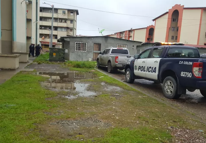 Lugar donde se dieron los disparos. Foto: Delfia Cortez. 