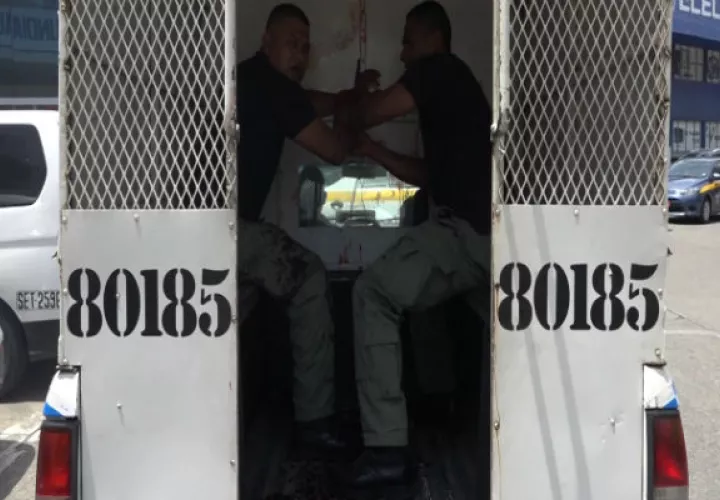 El uniformado fue auxiliado. Delfia Cortez. 