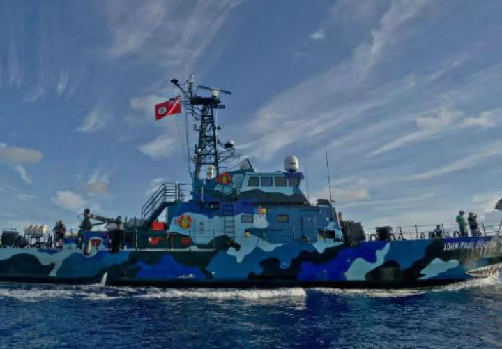 Barco aún se encuentra anclado en un muelle de Amador en Panamá.