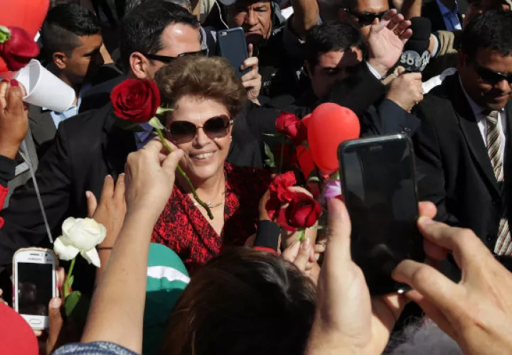 Expresidenta brasileña Dilma Rousseff.