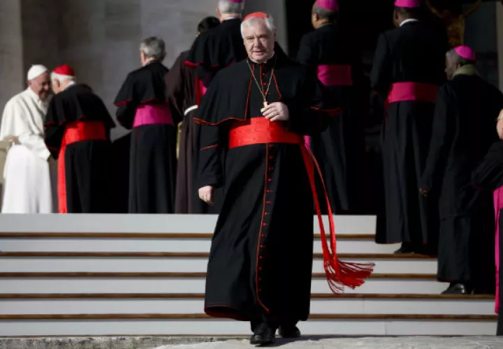 El alemán Gerhard Mueller era uno de los hombres más importantes de El Vaticano. FOTO/AP