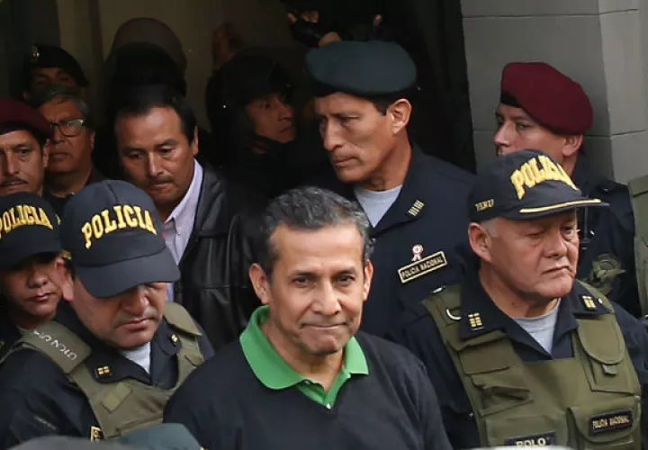 Traslado de Humala a la prisión. Foto: EFE.