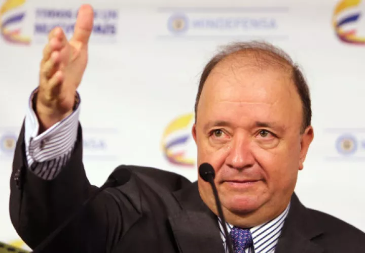  Luis Carlos Villegas, ministro colombiano de Defensa. Foto/ EFE
