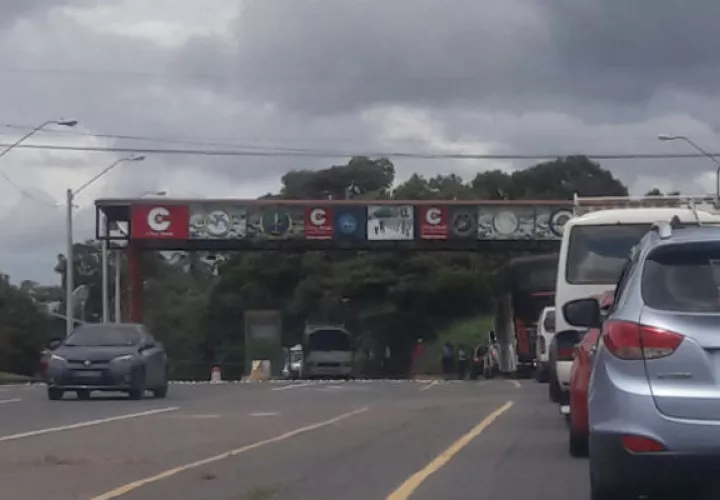 Este es el Puesto de Control de San Isidro, donde fue capturaron el dominicano con las tres personas ecuatorianas. Foto: José Vásquez