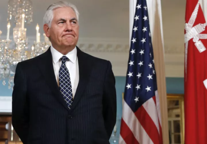 Secretario de Estado de Estados Unidos, Rex Tillerson. FOTO/AP