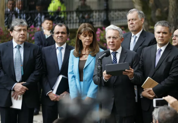 El expresidente colombiano Álvaro Uribe, un duro crítico de las negociaciones con las Farc.