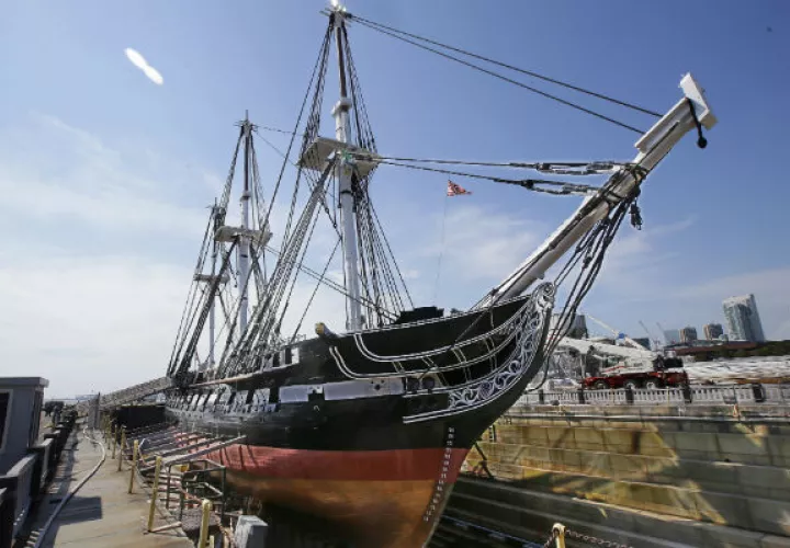USS Constitution, fue construido para durar 10 o 20 años. FOTO/AP