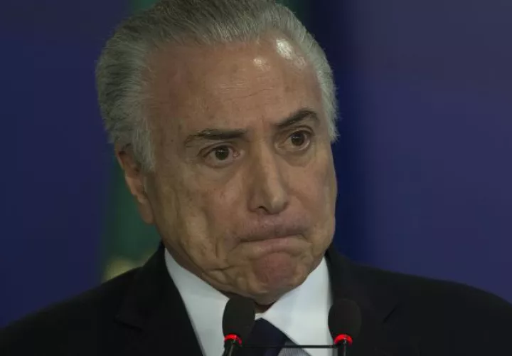 El presidente de Brasil Michel Temer vive un duro momento político. /Foto EFE