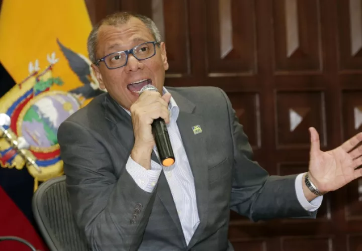 El vicepresidente sin funciones Jorge Glas se defiende de las acusaciones en su contra. AP