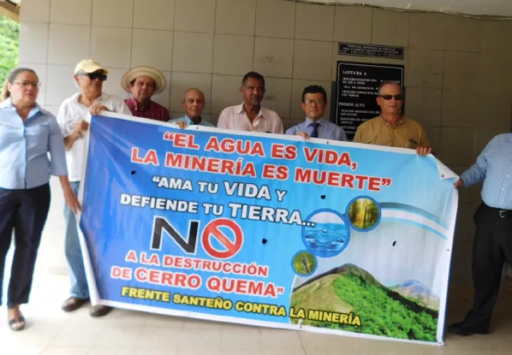 Aseguran que el proyecto minero afectará fuentes hídricas. /Foto Zenaida Vásquez