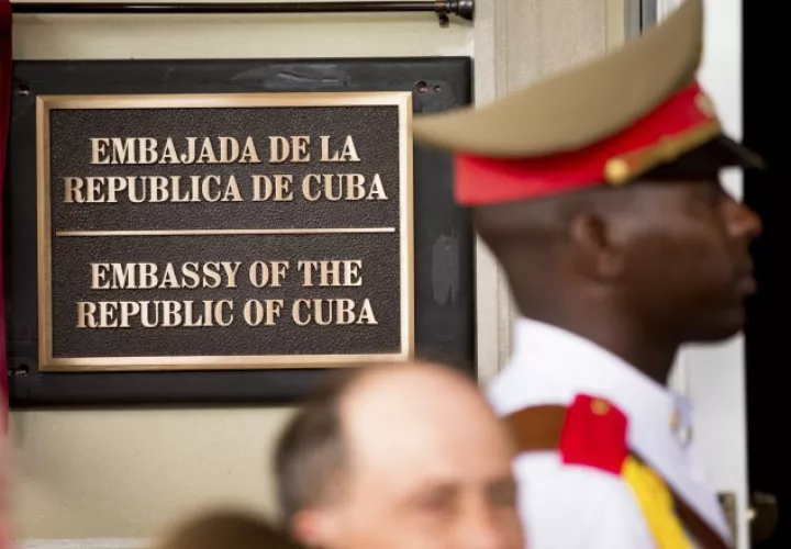 Embajada cubana, acreditada en la ciudad de Washington. AP