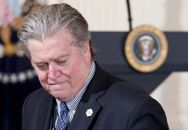 Exjefe  estratega de la Casa Blanca, Steve Bannon.  EFE