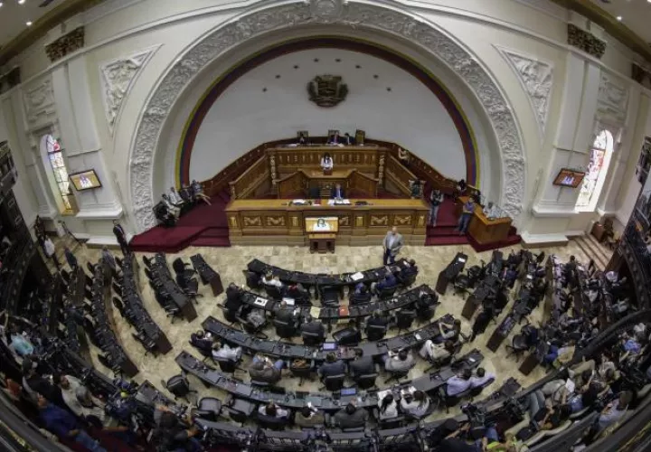 Sesiones del palacio federal legislativo de la Asamblea Nacional. EFE
