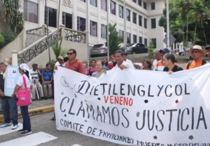 Reciente manifestación en la Corte Suprema de Justicia (CSJ). /Foto Archivo 