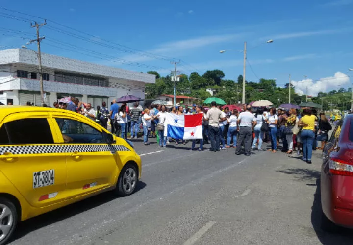 Se fueron a las calles. Foto: Delfia Cortez. 