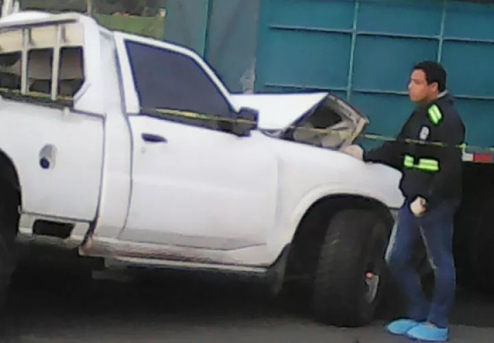 Así quedó el vehículo. Foto: José Vásquez. 