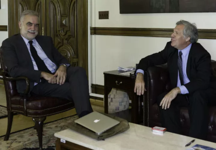 Secretario general de la Organización de los Estados Americanos (OEA), Luis Almagro,