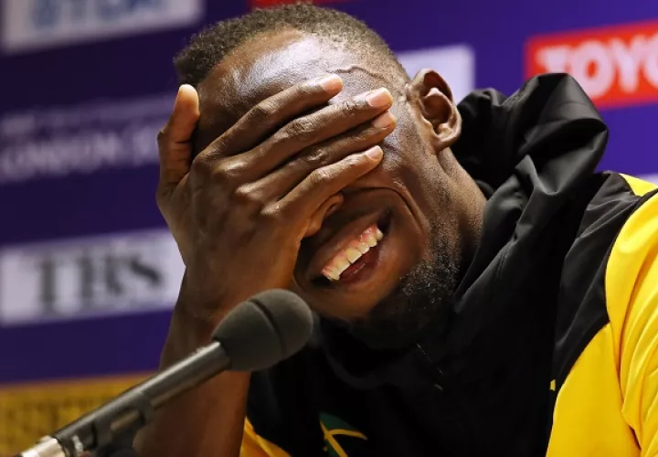 Bolt no  descansó bien antes de su carrera final.