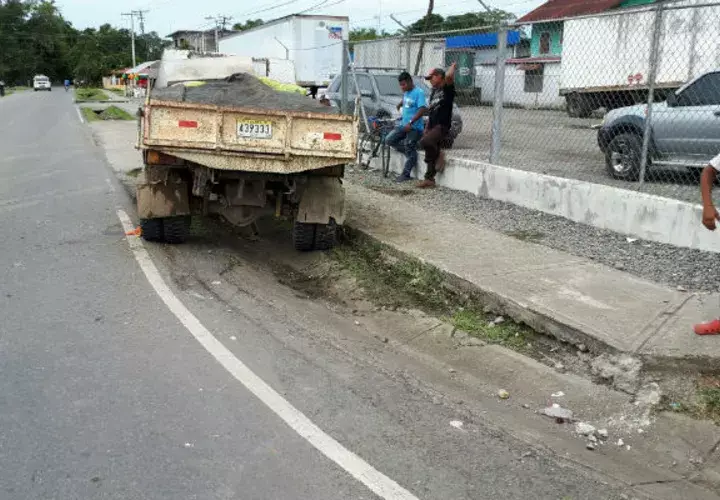 Lugar del accidente. Fotos: Leonardo Machuca. 