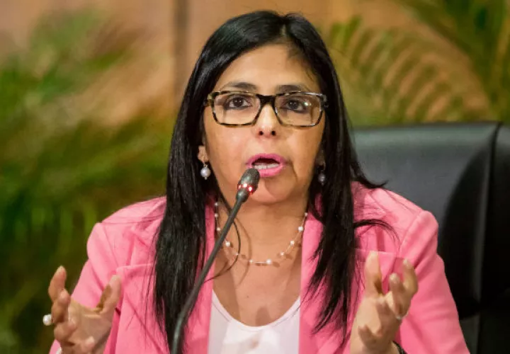 Delcy Rodríguez.  