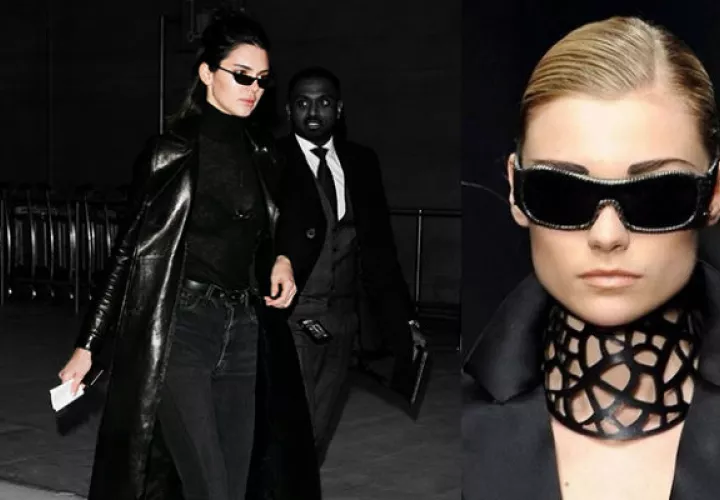 Famosas lucen sus 'gafas matrix' a la moda