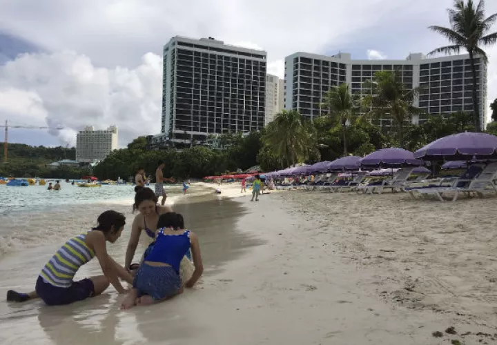 Zona turística en Guam. Foto/ EFE