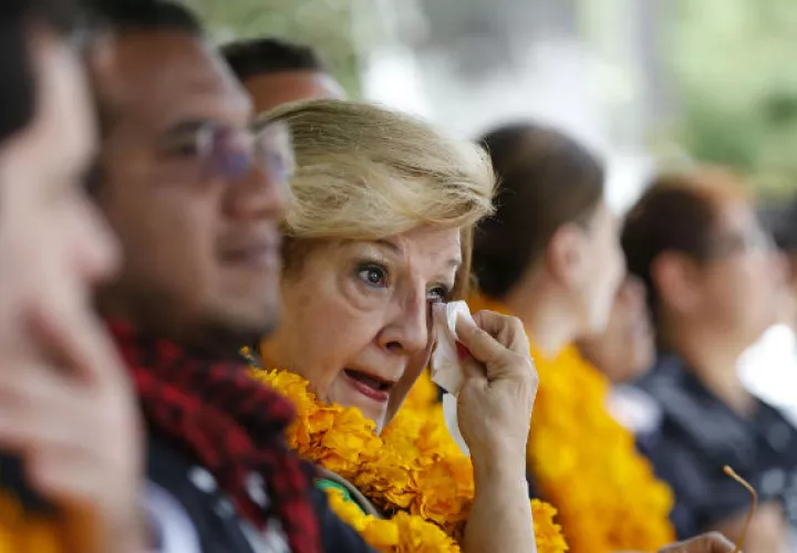 Relatora para México, Esmeralda Arosemena. FOTO/EFE