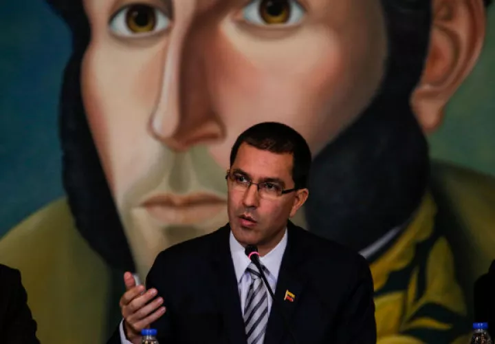 Canciller de Venezuela  Jorge Arreaza. FOTO/EFE