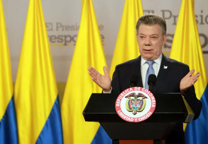 Juan Manuel Santos, presidente de Colombia. Foto/ EFE