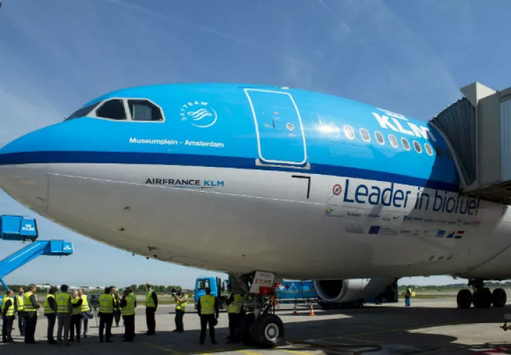 Avión de KLM. Foto/ EFE