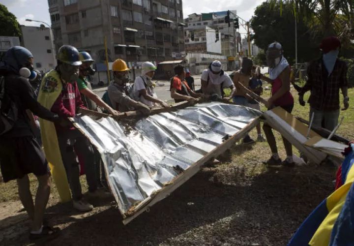 Manifestación en Venezuela. Foto/ EFE