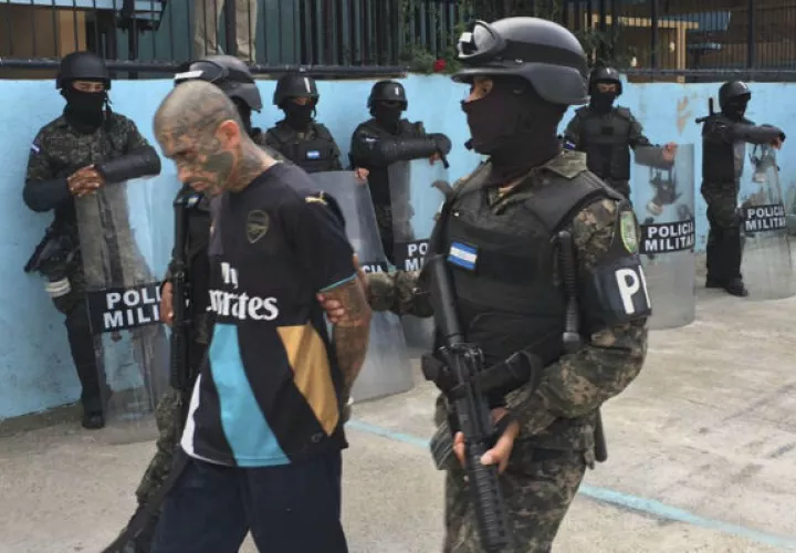 Marero detenido en San Salvador. Foto: Archivo.