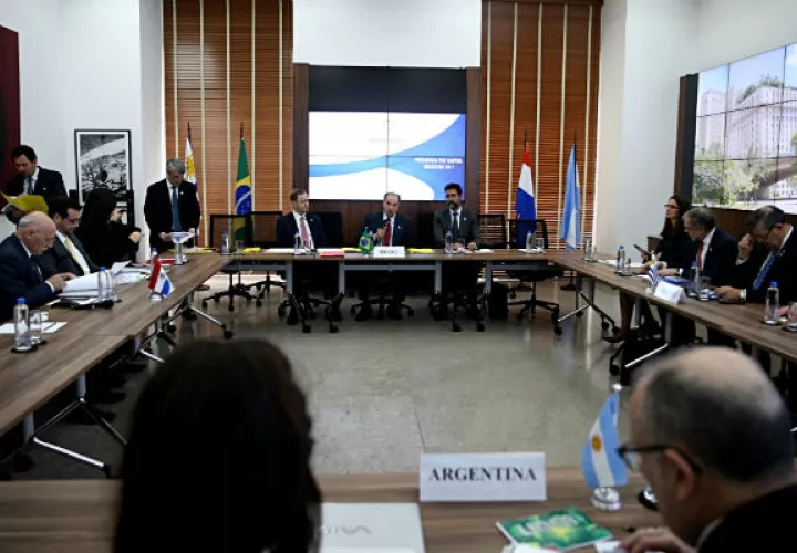 Reunión de cancilleres de los países miembros del Mercosur: FOTO/EFE
