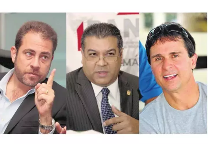 El ministro Etchelecu; el director del DAS, Stanziola,  y  "Peter" Vallarino estarían entre los implicados en las investigaciones. /Foto Archivo 